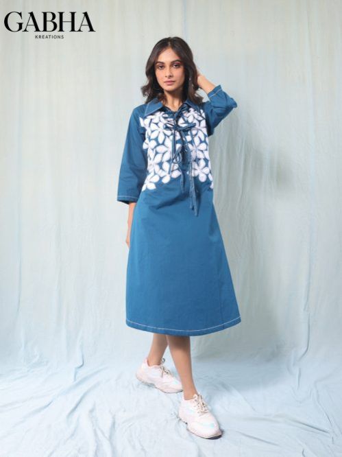 Cotton Embroidery Women Dress