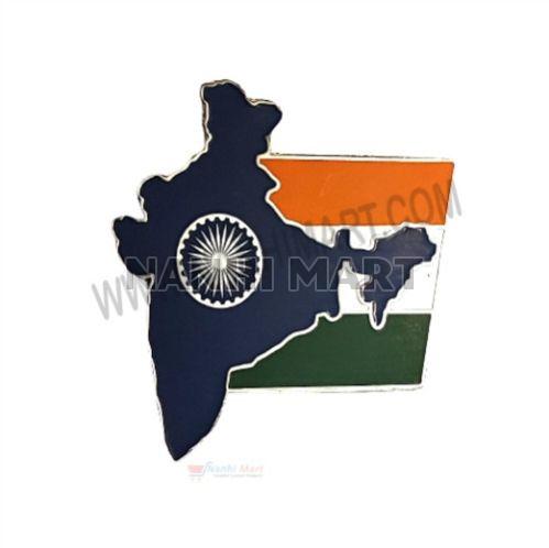 Brass Indian Flag Lapel Pin