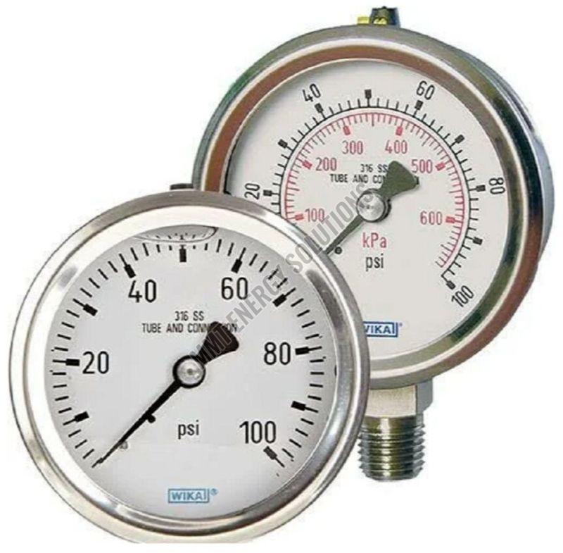 H Guru Stainless Steel Pressure Gauges