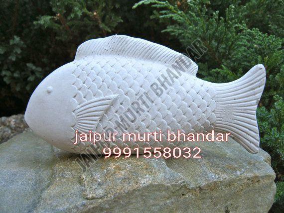 Marble Fish Statue