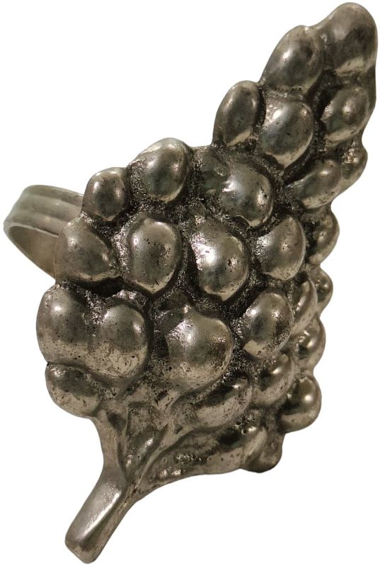 Silver Moroccan Pattern Napkin Ring