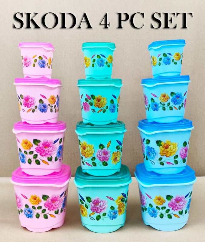 Plastic Kitchen Container Set