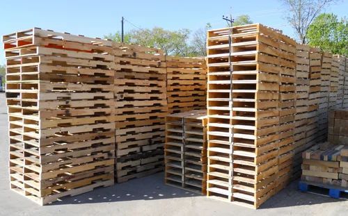 Non Polished Premium Wooden Pallets, Shape : Rectangular