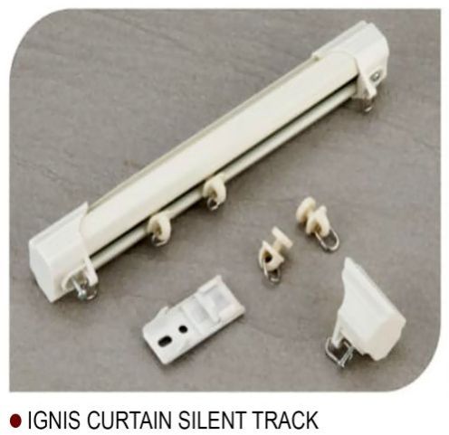 Aluminum Ignis Curtain Track, Color : Beige for Indoor Use