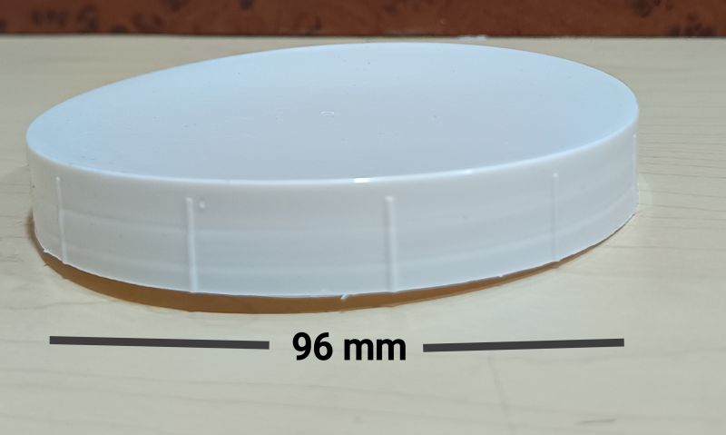 White Plastic Jar Cap