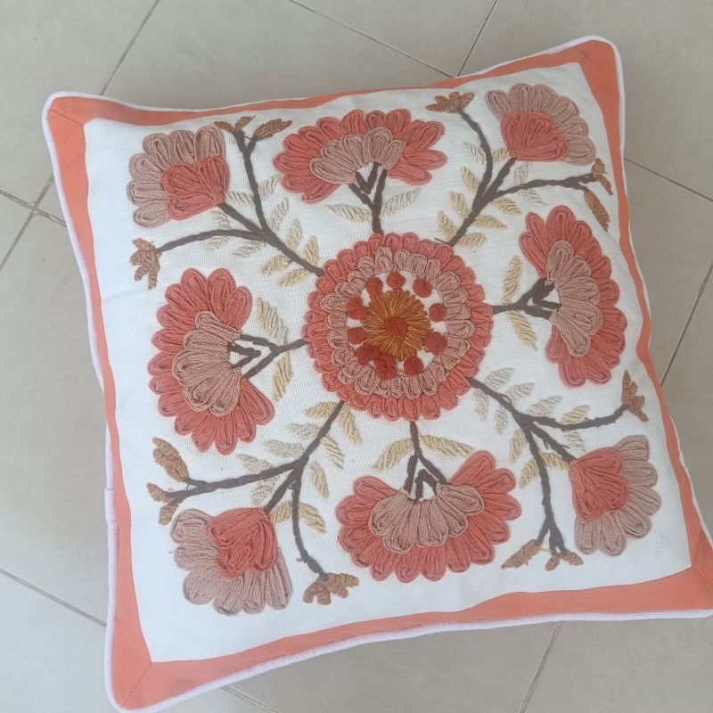 Hand Embroidered Cushion Covers