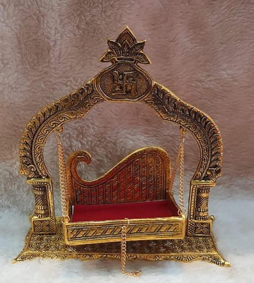 5x12x13 Inch Aluminium Golden Jhula