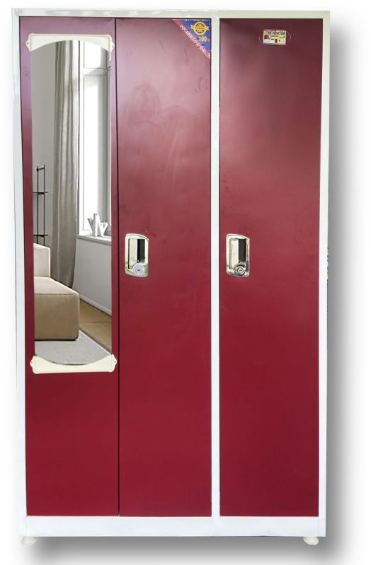 3 Door Stainless Steel Almirah