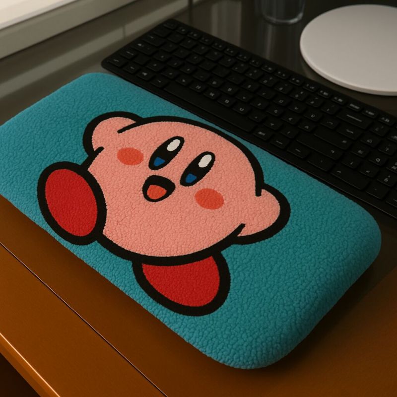 Kirby Printed Keyboard Rug