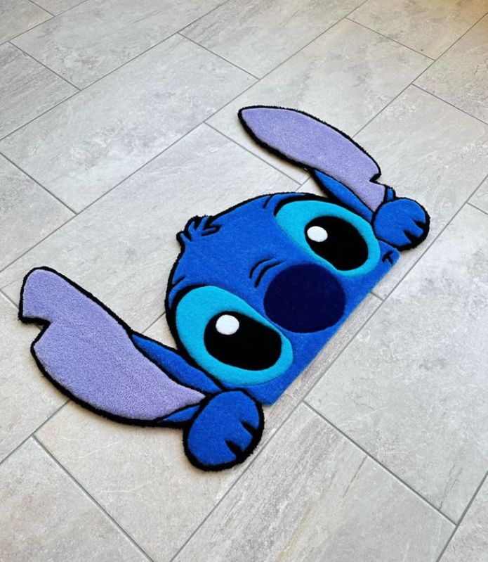 Stitch Face Kids Bath Mat