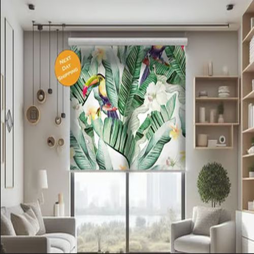 PVC Printed Roller Blind, Packaging Type : Customized