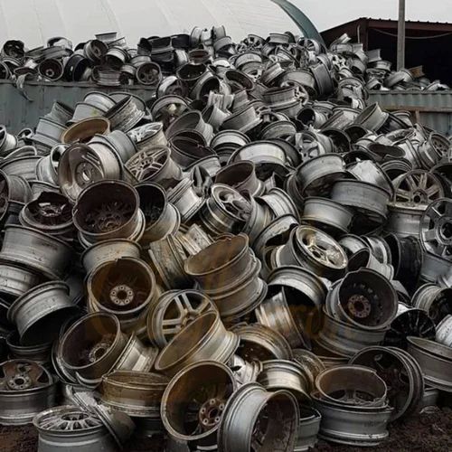 Aluminium Alloy Wheel Scrap, Color : Metallic for Recycling
