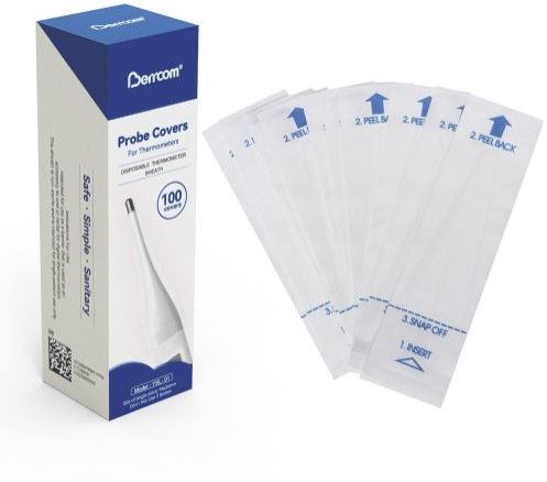 Plastic Disposable Digital Thermometer, Color : White