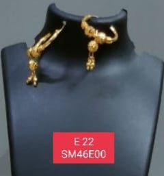 Metal Fashion Statement Hoop Artificial Ladies Earring