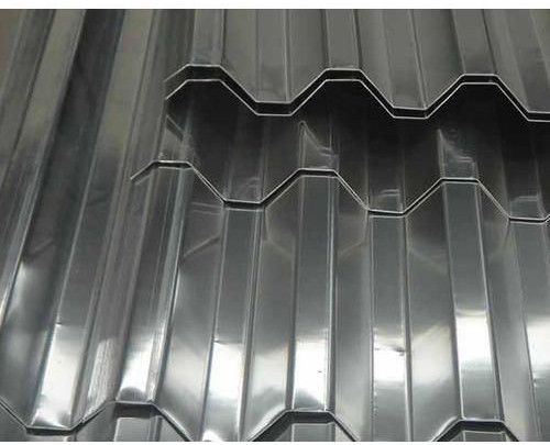 Galvalume Rib Profile Roofing Sheet, Color : Metallic