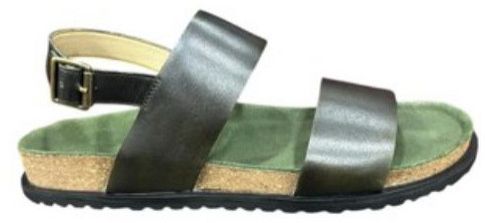 Plain Leather Mens Casual Sandals, Color : Grey Standard