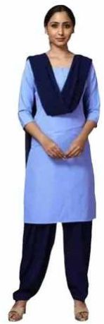 Blue Female Housekeeping Uniform