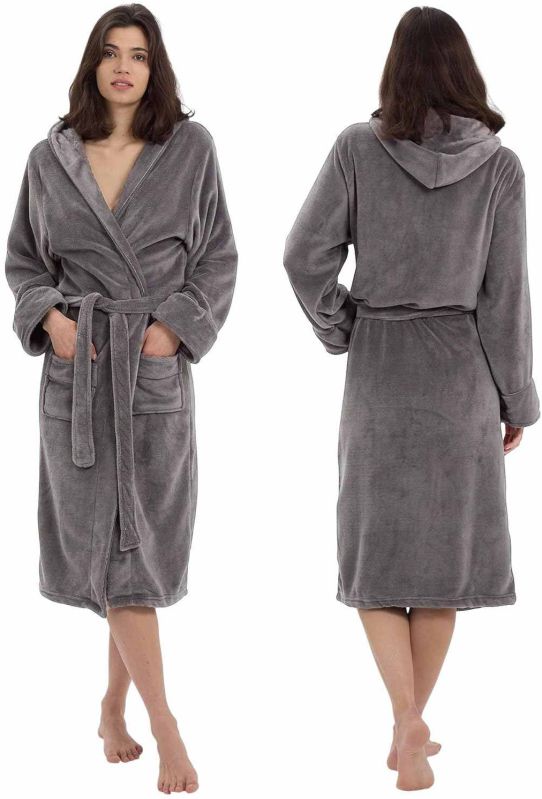 Ladies Cotton Bath Robe