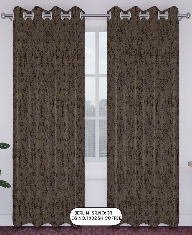 Berlin Coffee Design Jacquard Curtain