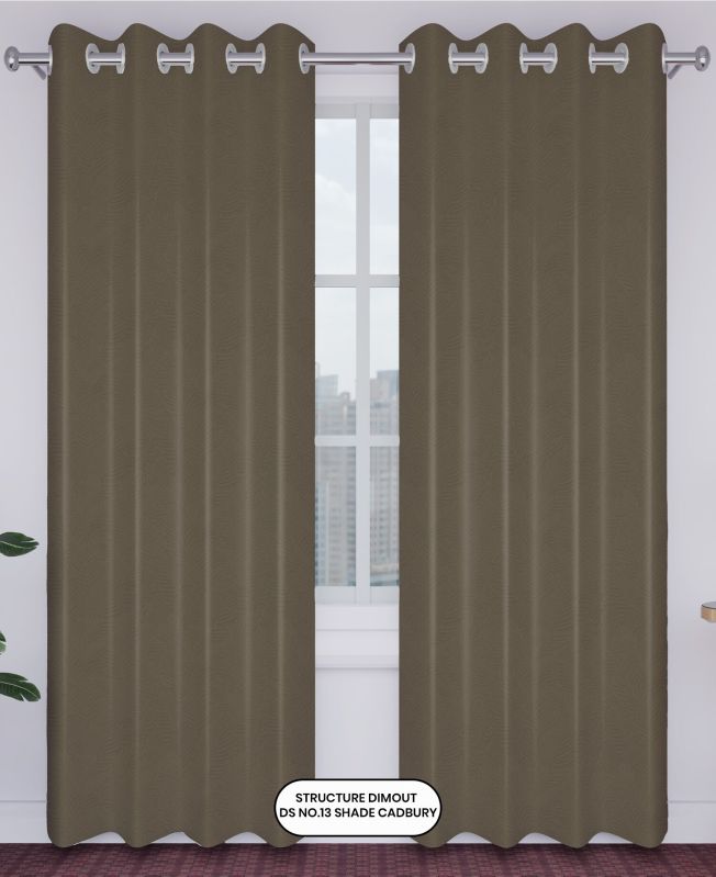 Structure Dimout Design 13 Shade Cadbury Polyester Curtains