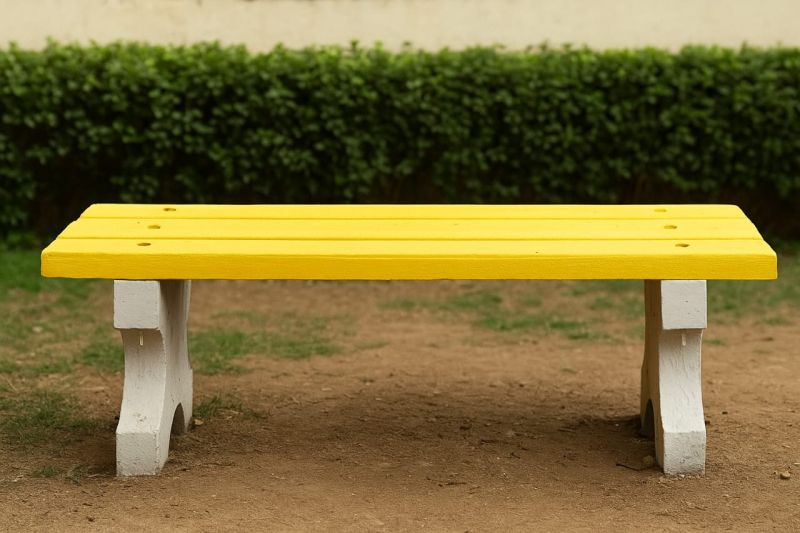 Wooden Garden Bench Without Back Rest