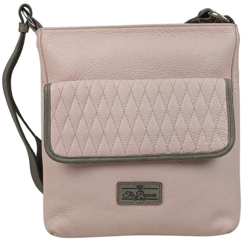 Trimurthi Leather Baby Pink Women Side Bags
