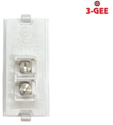 Polycarbonate Glossy 3-GEE Modular Indicator, Color : White