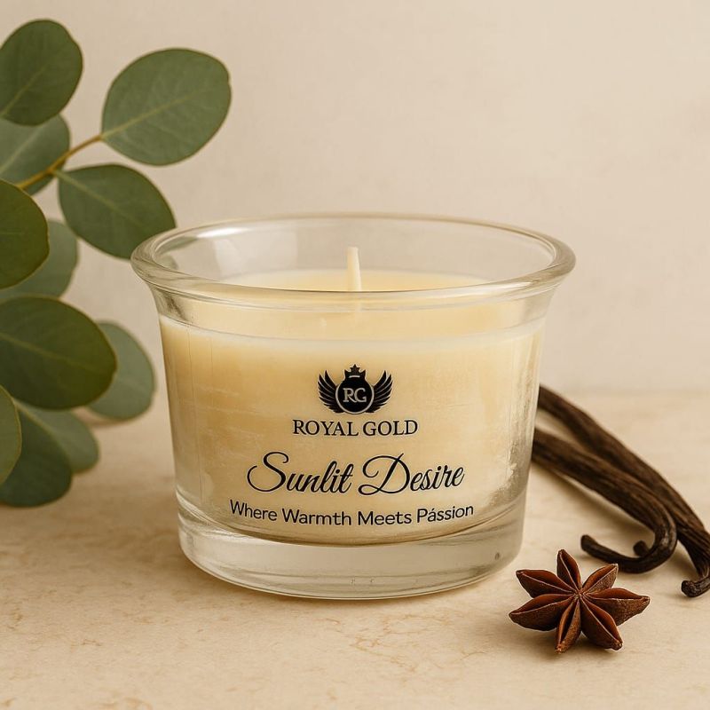 Royal Gold Sunlit Desire Soy Wax Scented Jar Candle