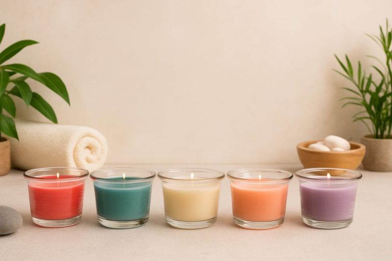 Royal Gold Vibelights Candle Soy Wax Scented Jar Candle