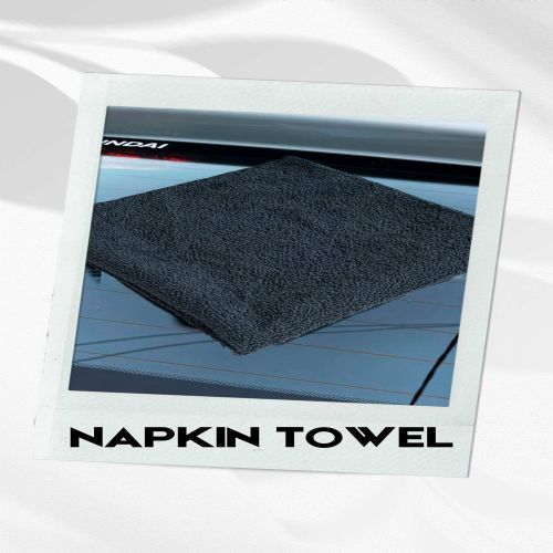 Charcoal Grey Napkin Towel