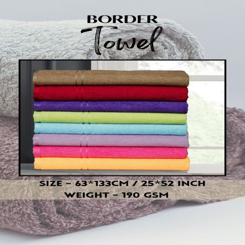 Soft & Absorbent Border Towel
