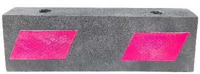 Polymer Composite Car Parking Stopper, Color : Black & Grey