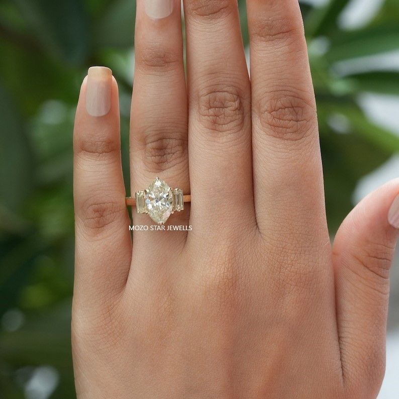 Handmade Moissanite Ring