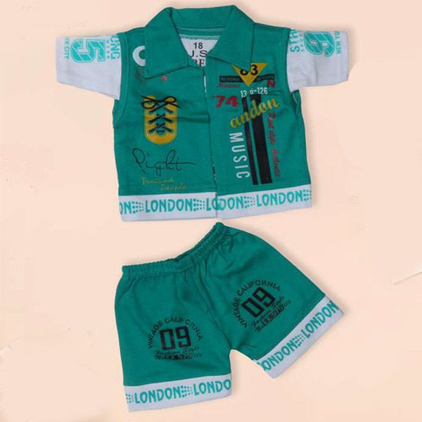 boys shorts shirt set