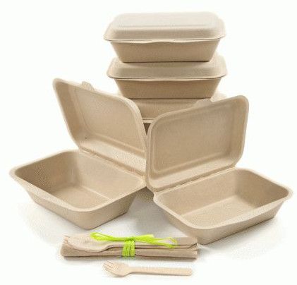Bamboo Rectangular Food Container