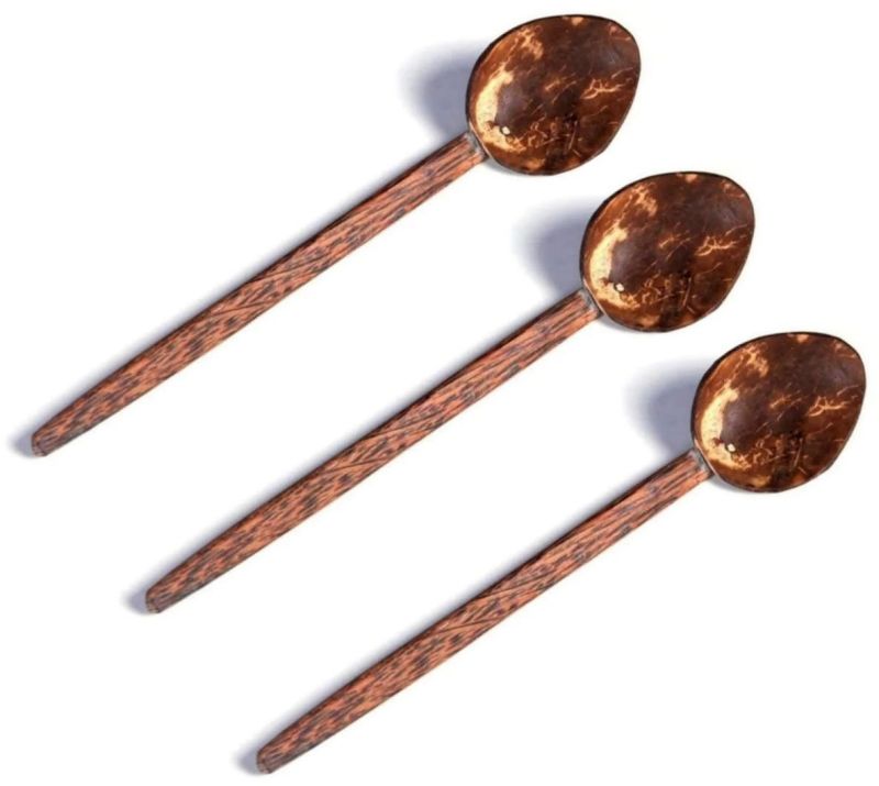 Brown Coconut Shell Spoon
