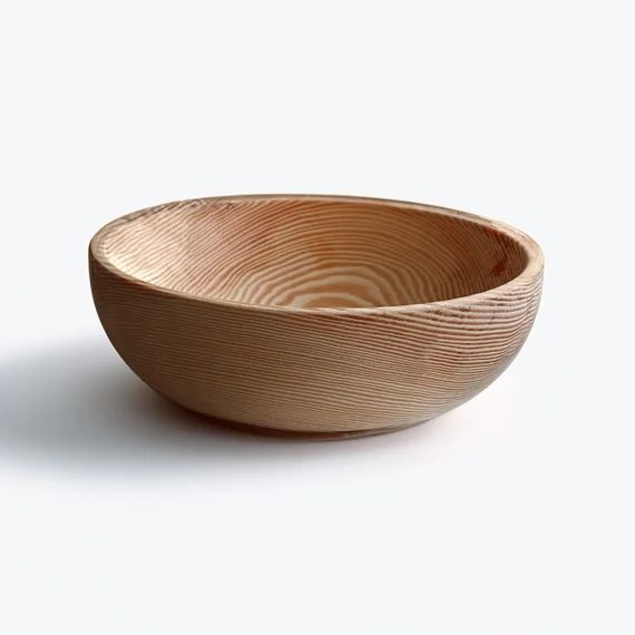 Pinewood Round Bowl
