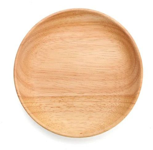 Pinewood Round Plate