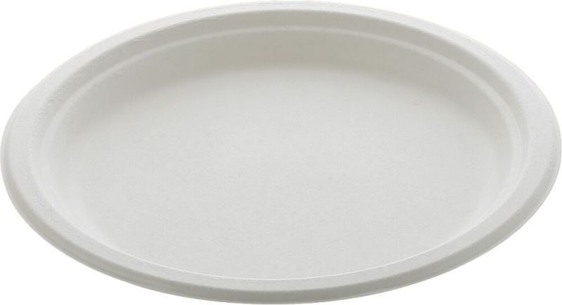 Sugarcane Bagasse Round Plate