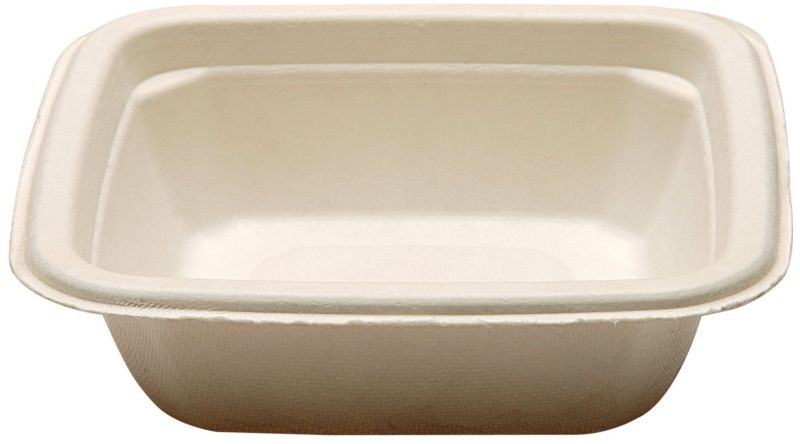 Sugarcane Bagasse Square Bowl