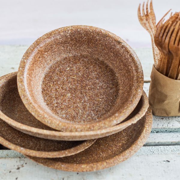 Wheat Bran Round Bowl