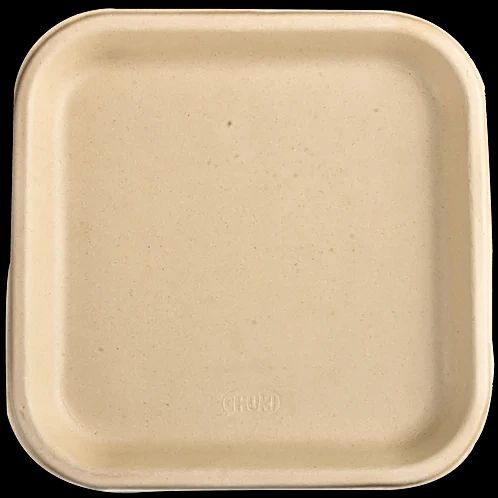 Wheat Bran Square Plate