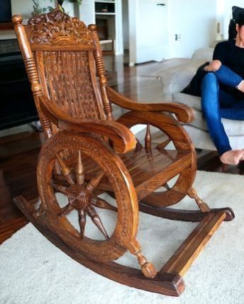 Single Seater Wooden Chair