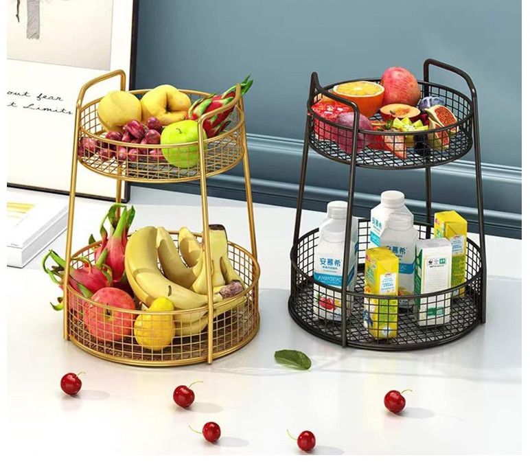 MTD24 Metal 2 Tier Multipurpose Wire Basket