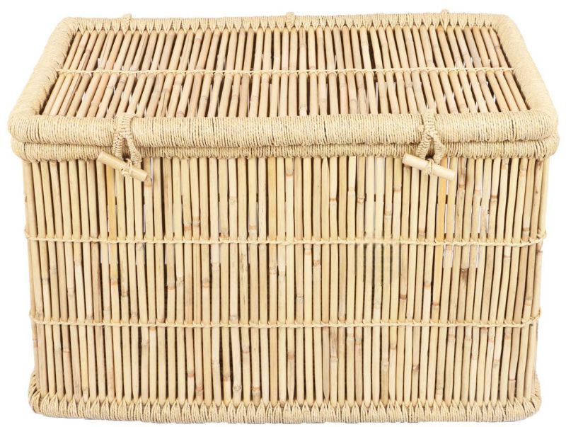 al fly handmade bamboo laundry lid basket