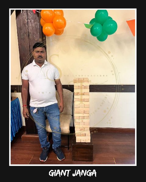 Giant Jenga Puzzle Game Rental