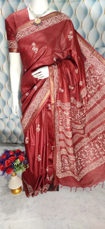 Cotton Silk Printed Saree