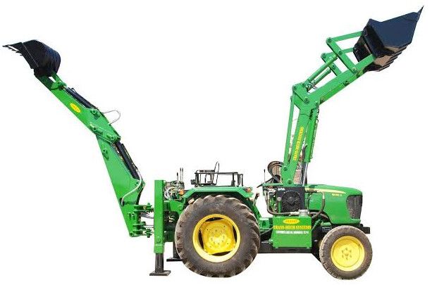 Tractor Frontend Loader with Backhoe