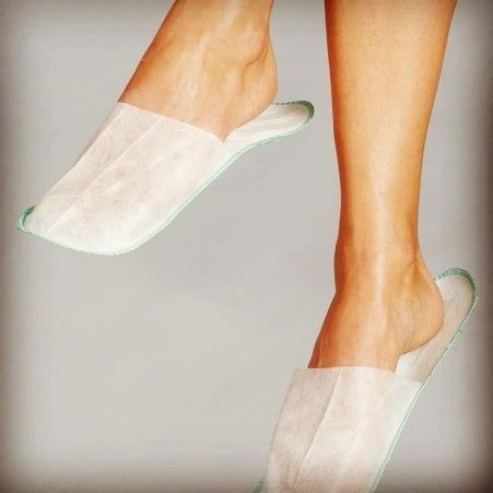Non Woven Disposable Slipper Open