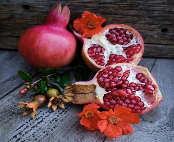 fresh pomegranate